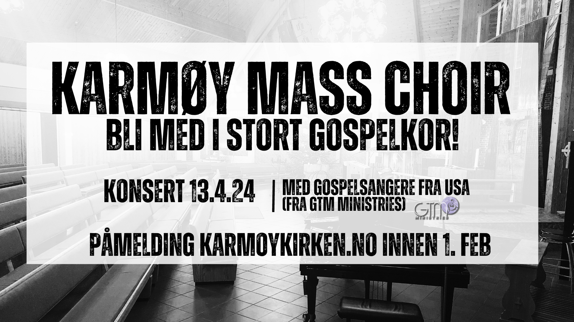 påmelding til karmøy mass choir