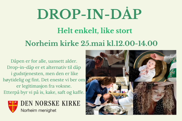 plakat drop in dåp