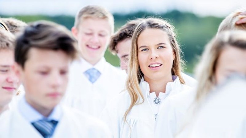 bilde av konfirmanter